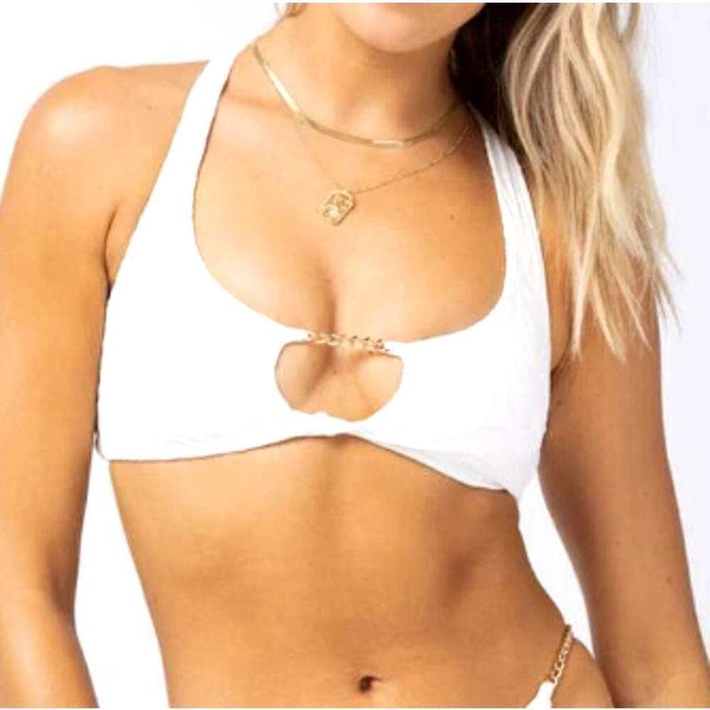 L*Space Jaylo Keyhole Bikini Top S